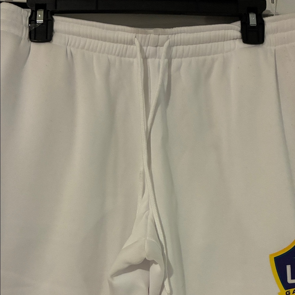 LA White Track Pants with Blue and Yellow Stripe - Picture 5 of 14